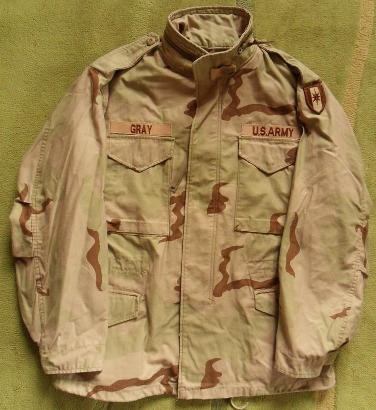 USGI DCU M-65 Field Jacket/Coat Desert Tri-Color Cold Weather